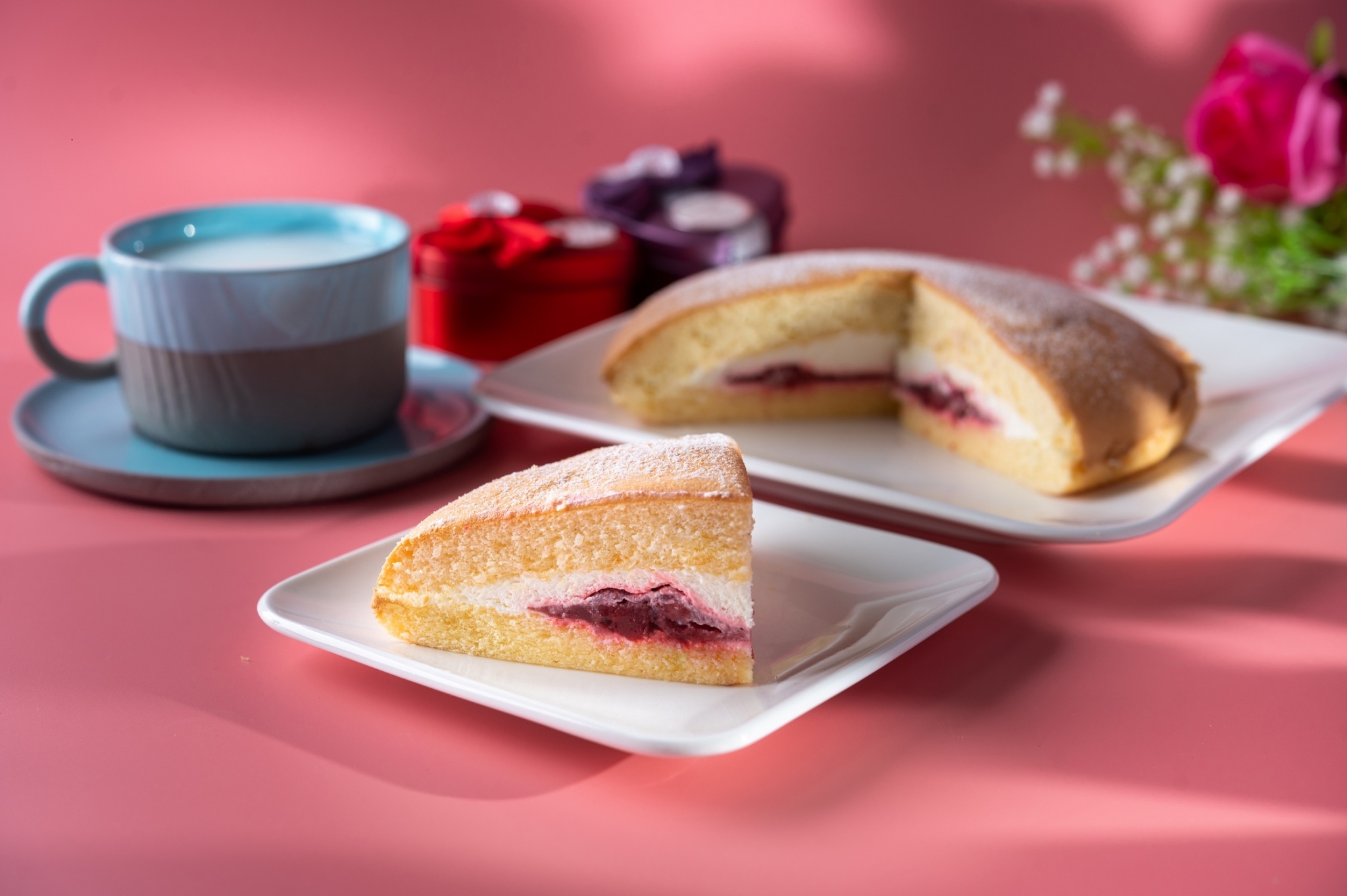 波士頓派(草莓口味)(8吋12切)-2