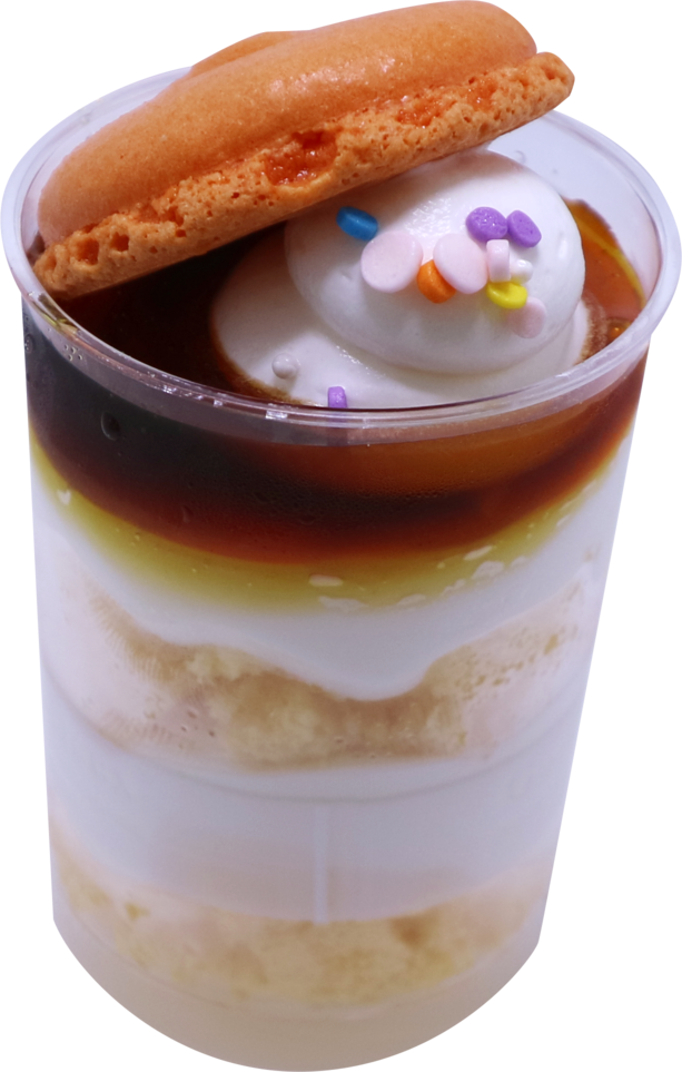 焦糖牛奶波浪杯